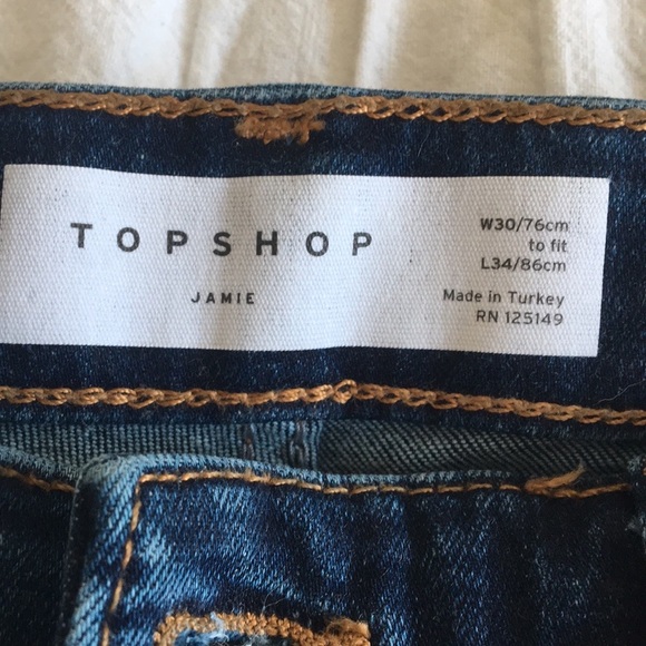 SOLD- Top shop NWT jeans - Picture 3 of 5